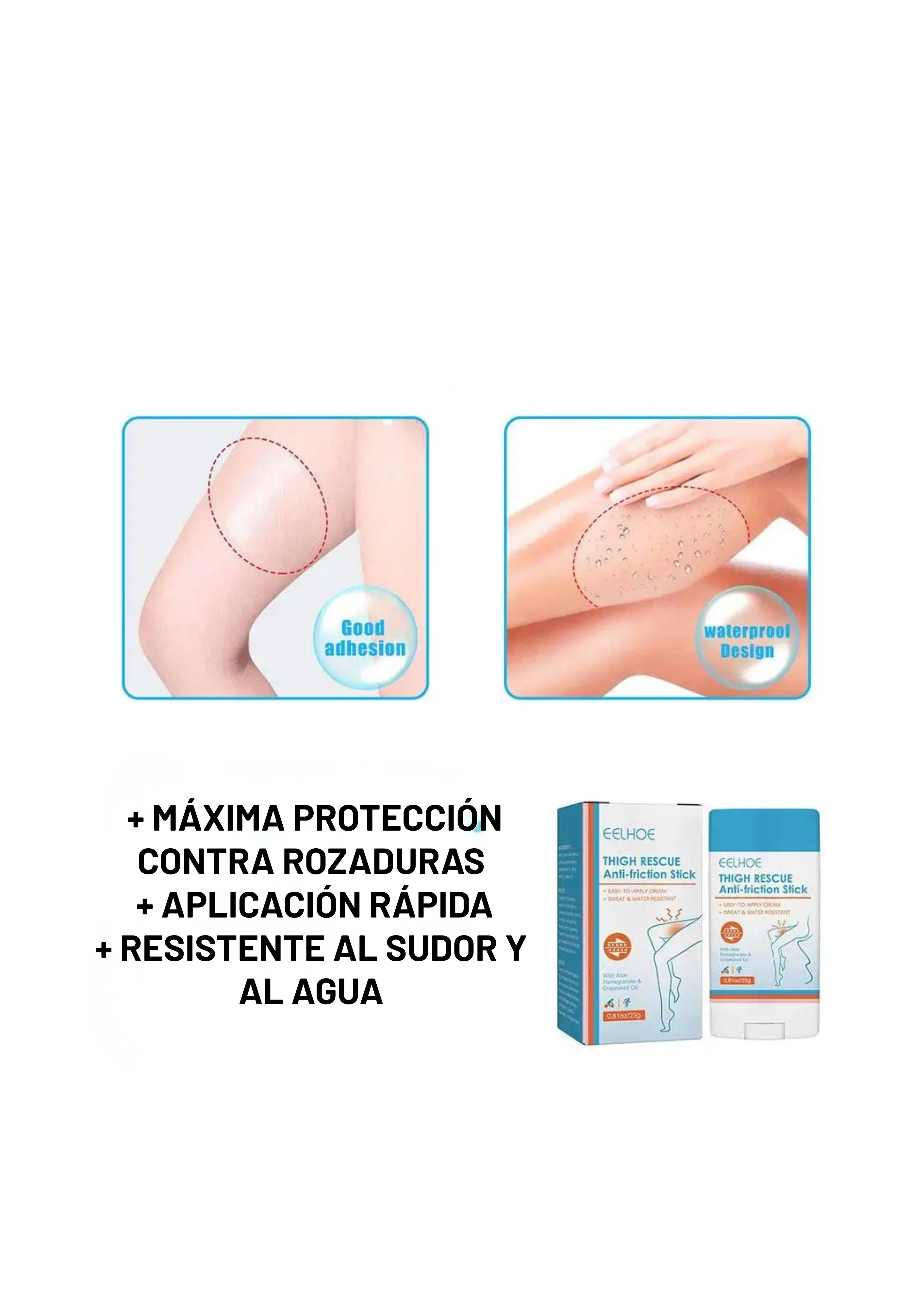 Crema unisex anti-rozaduras para muslos