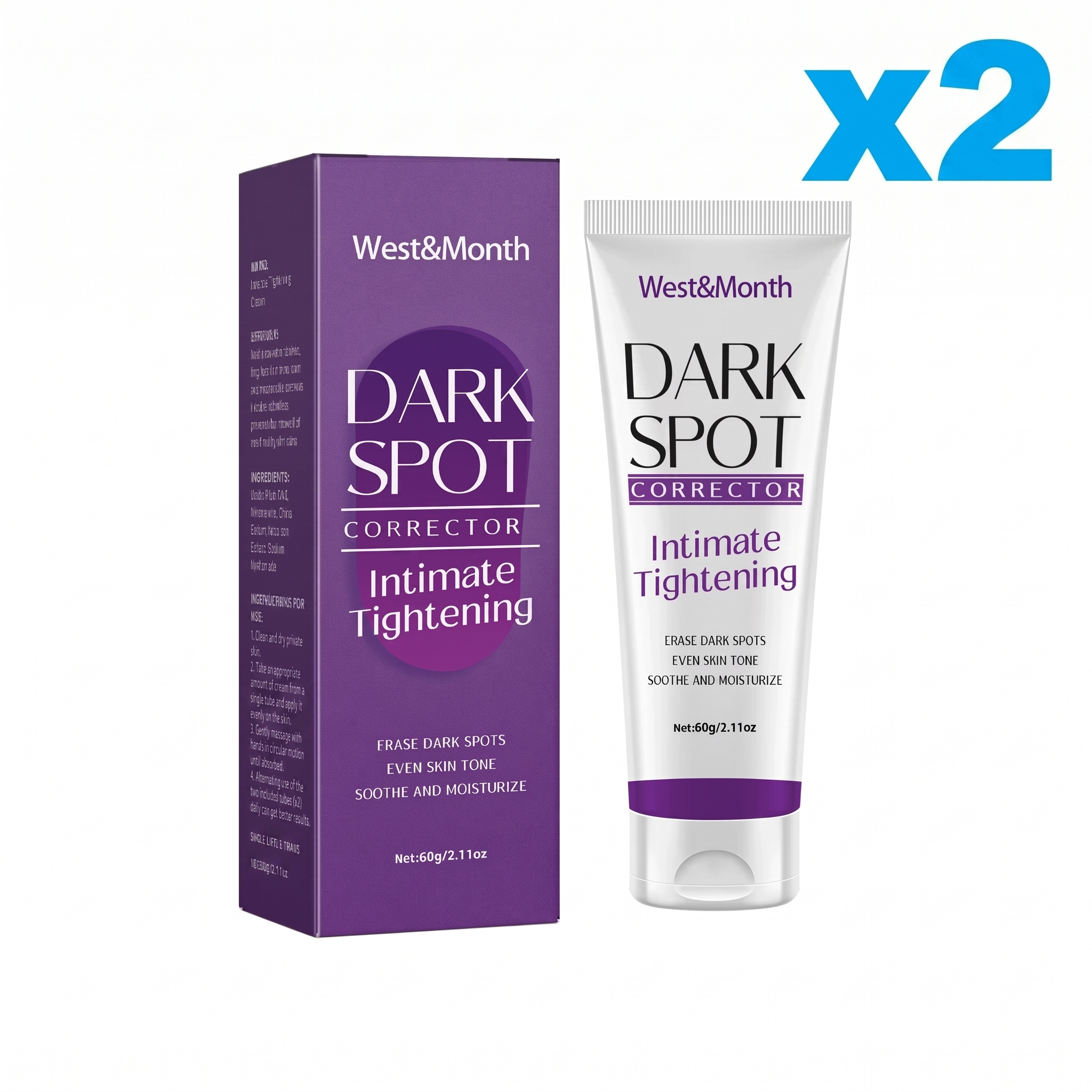 Crema aclarador corporal