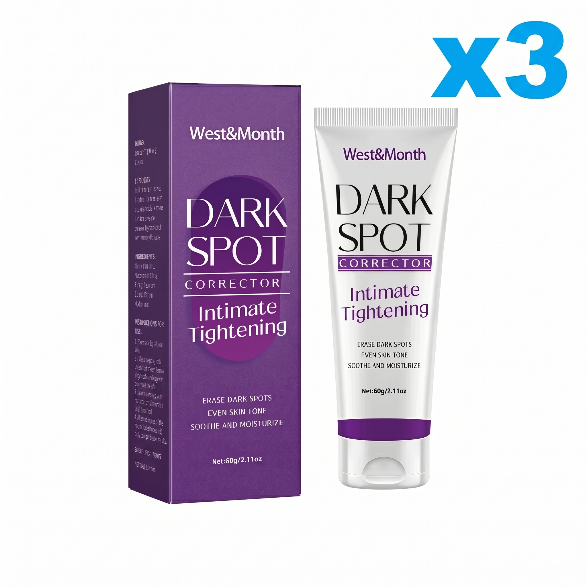 Crema aclarador corporal