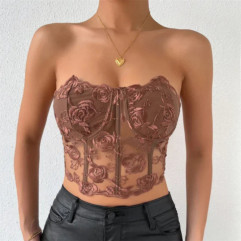 Elegante top corto