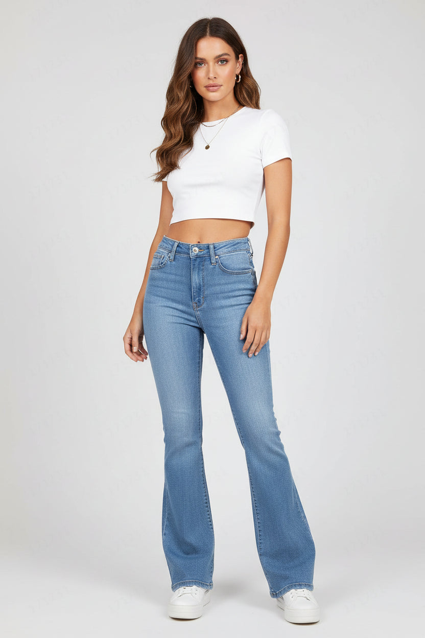 Pantalones Vaqueros Acampanados