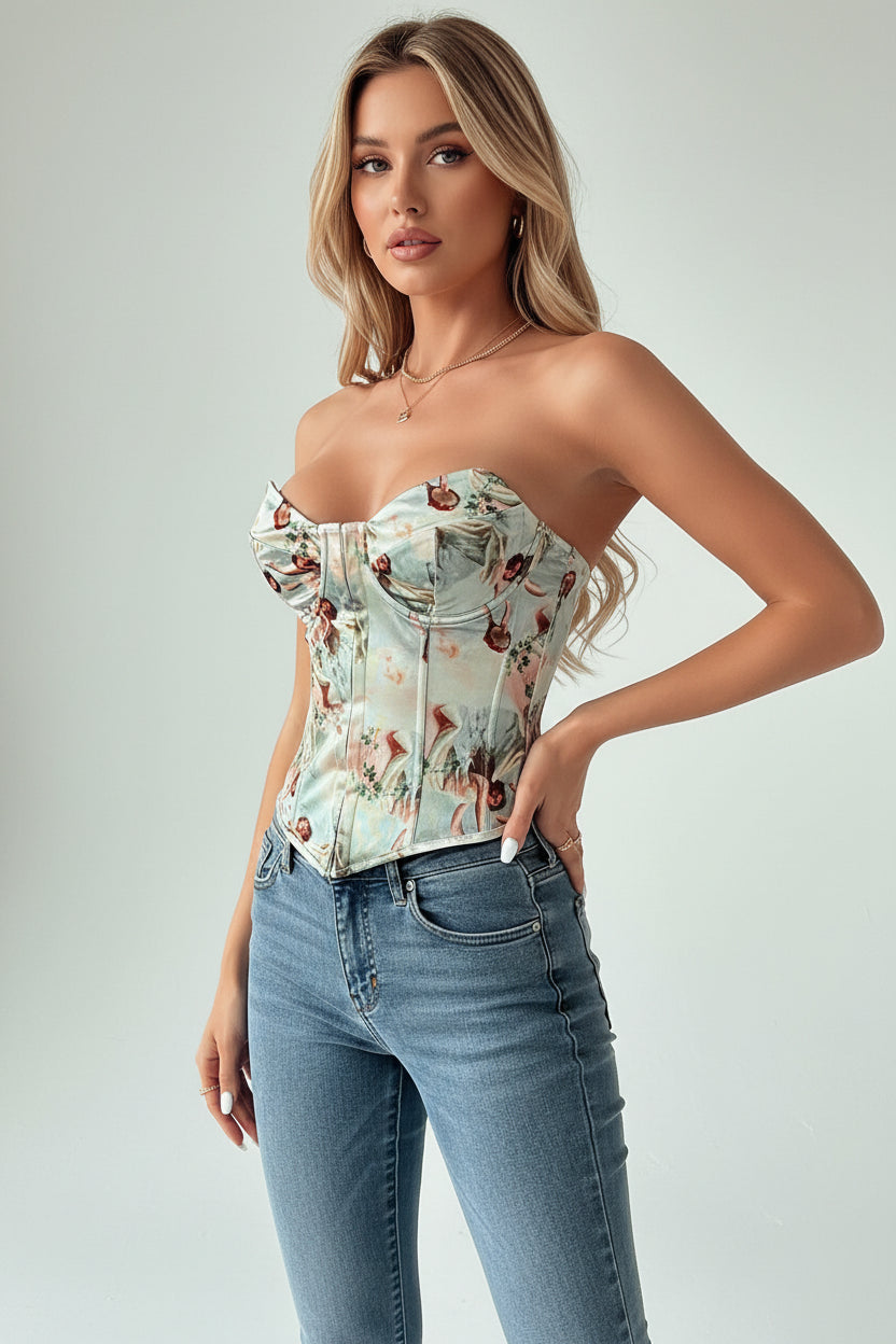 Elegante top corto