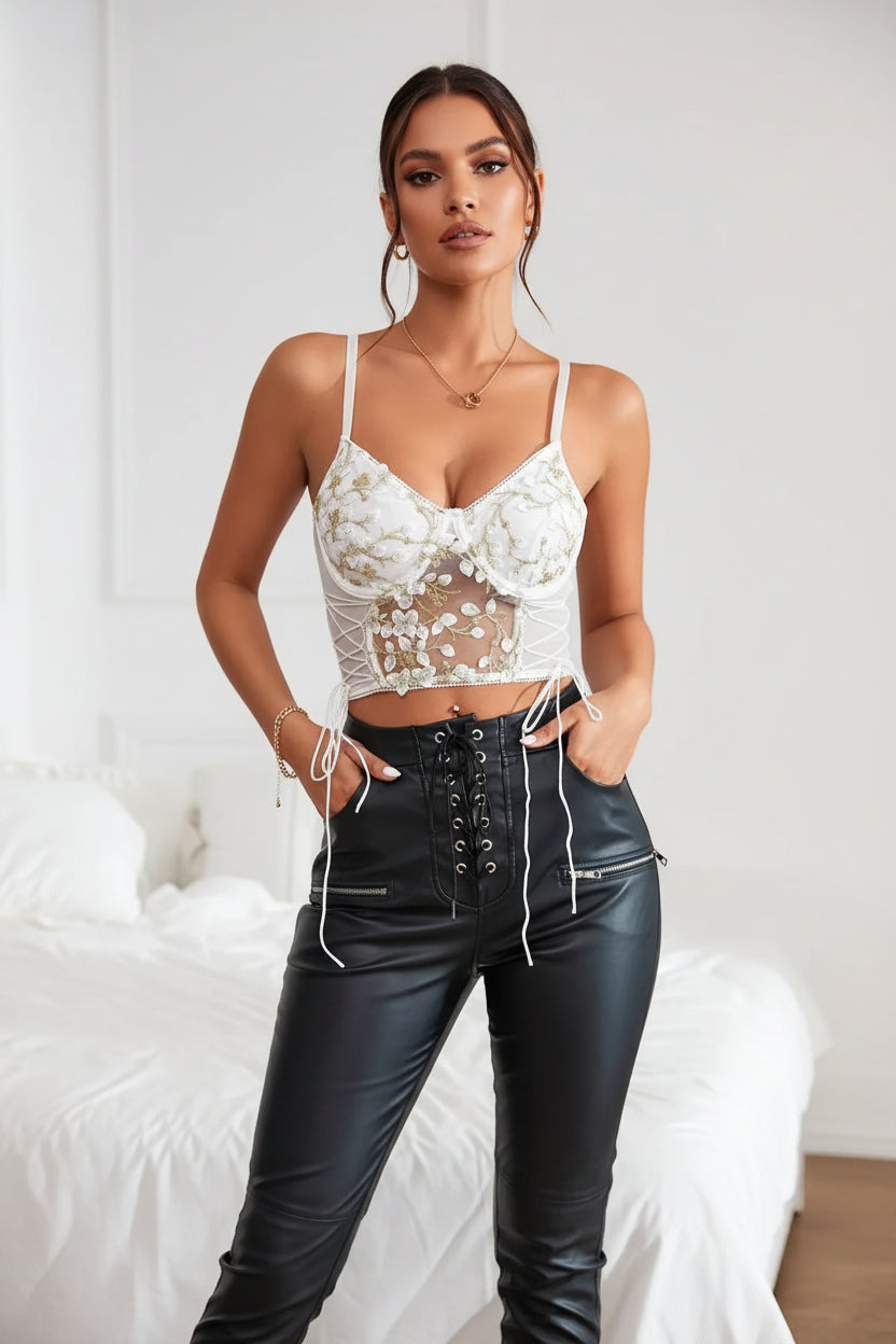 Elegante top corto