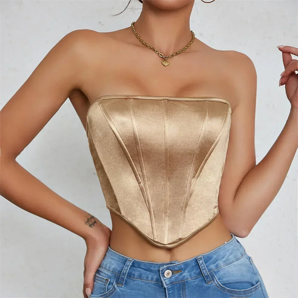 Elegante top corto
