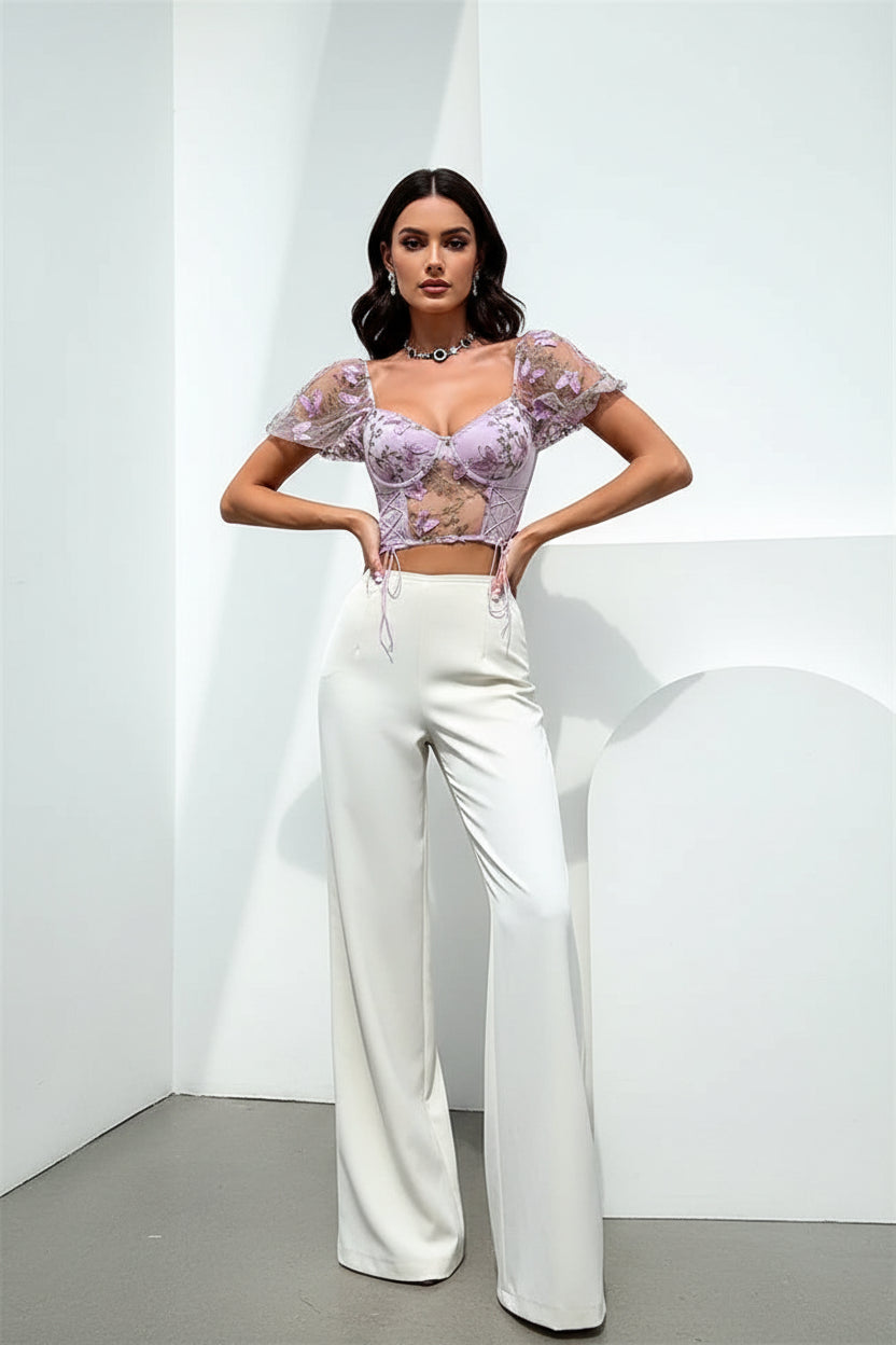 Elegante top corto