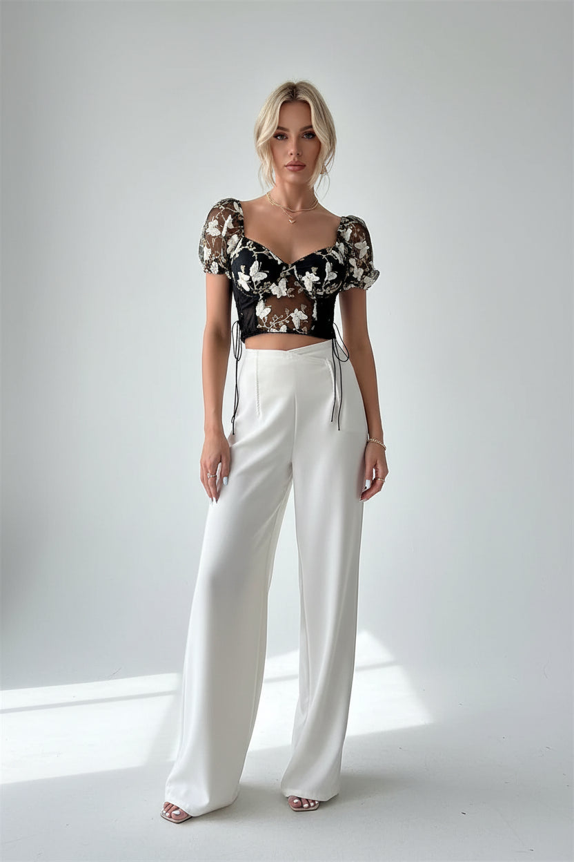 Elegante top corto