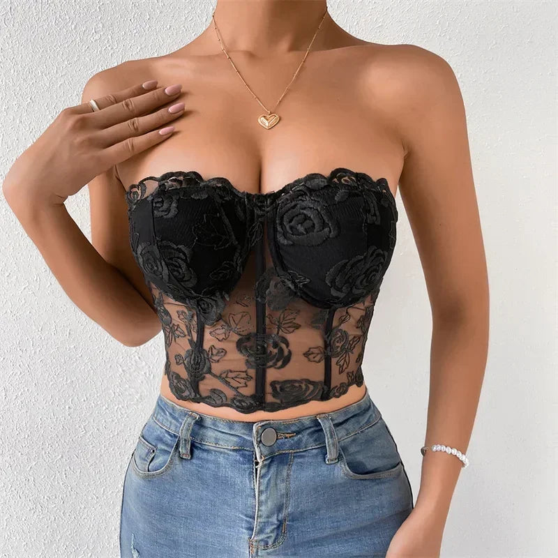 Elegante top corto