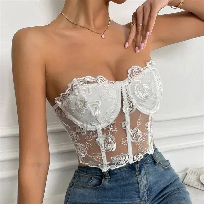 Elegante top corto