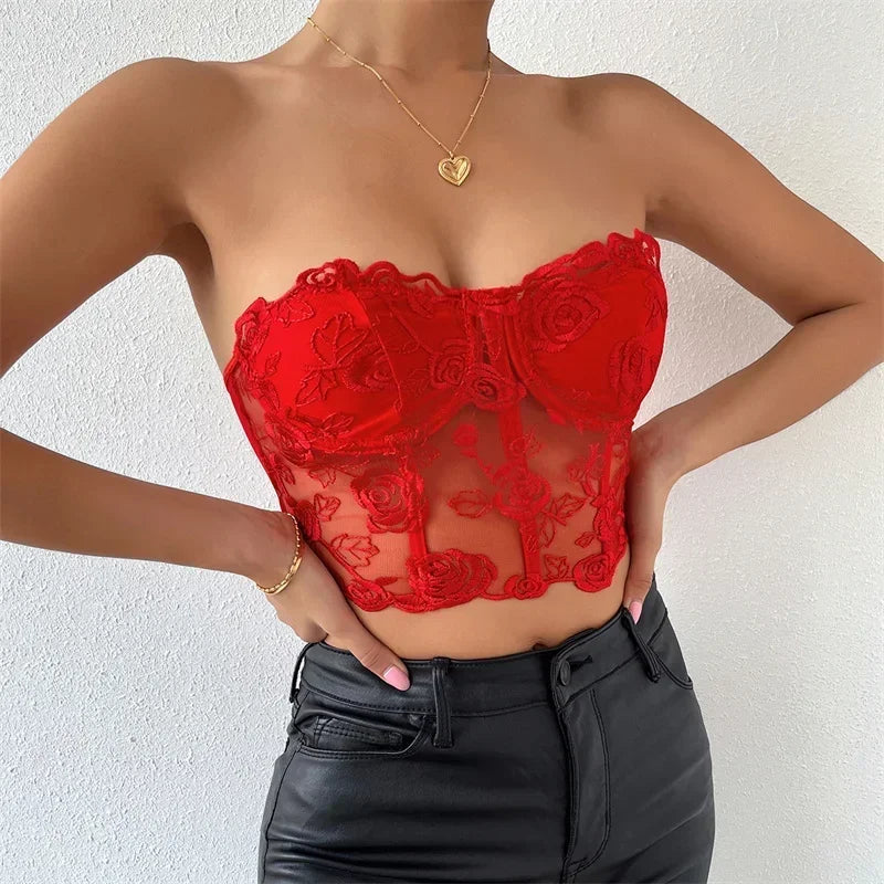 Elegante top corto