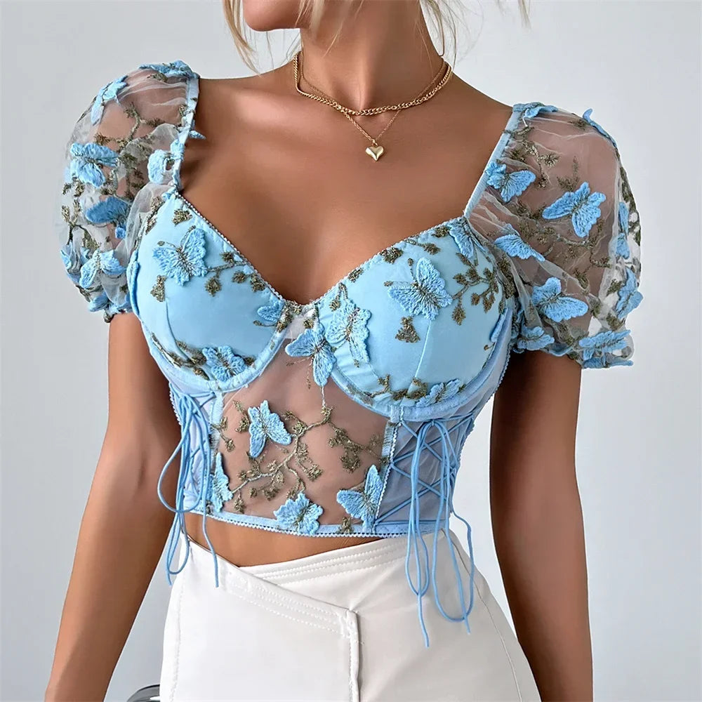 Elegante top corto