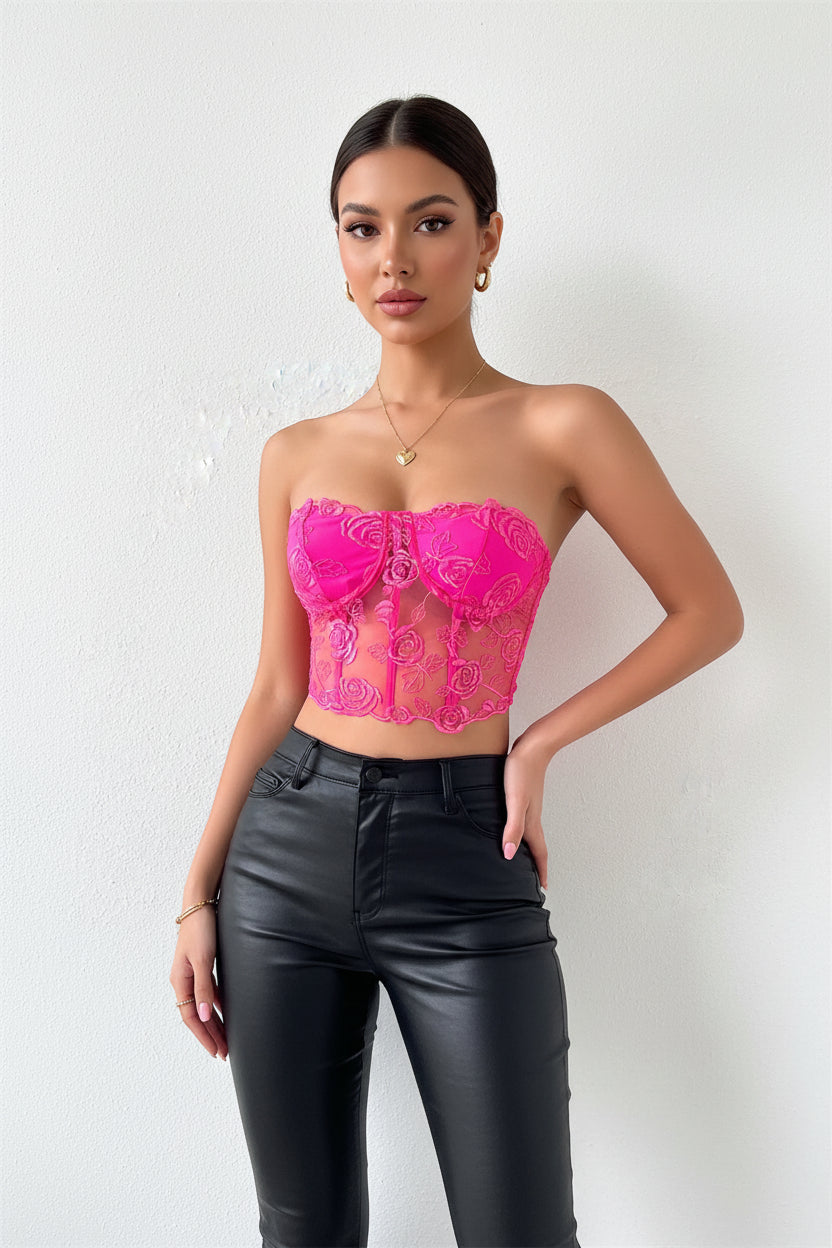 Elegante top corto